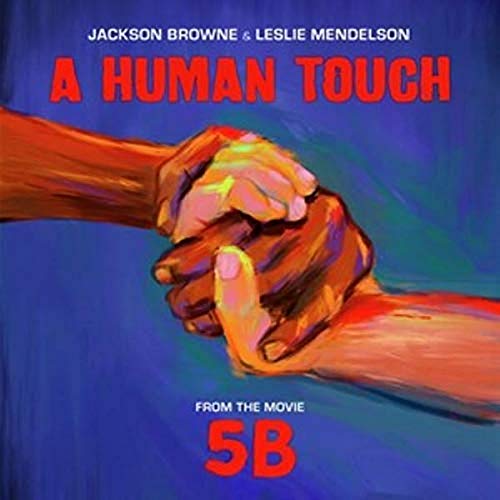 Album cover: painted hands reaching, text “A Human Touch” and “5B”.