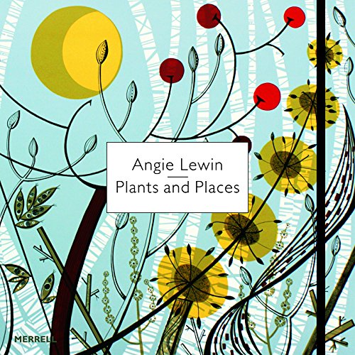 Book cover featuring stylized botanical illustrations, a yellow sun, and red berries on blue.