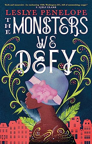 Book cover: woman in blue hat with floral detail, ornate frame.