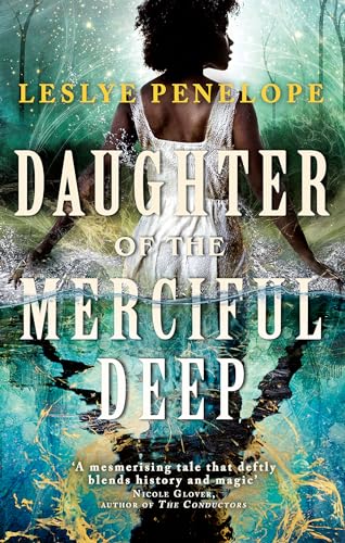 Book cover featuring a Black woman in a white dress near water.