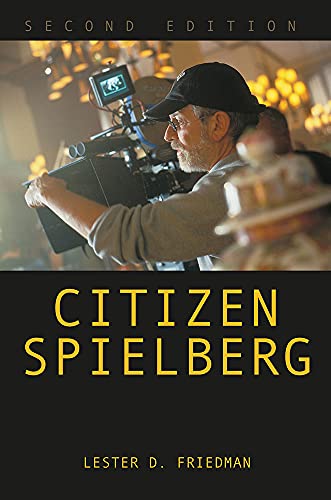Book cover: "Citizen Spielberg" with image of director Steven Spielberg filming.