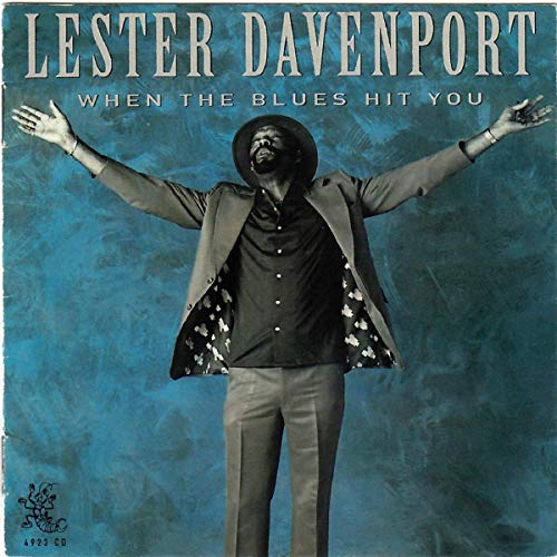 CD cover featuring Lester Davenport in a suit with arms outstretched.