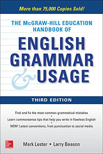 Cover of "McGraw-Hill Education Handbook of English Grammar & Usage," third edition.