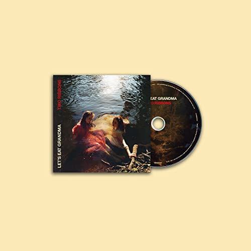 CD case and disc for Let's Eat Grandma’s “Two Ribbons” album.