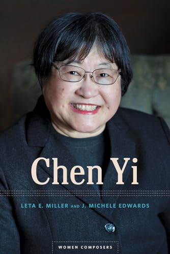 Book cover with portrait of Chen Yi, a woman with glasses, smiling.