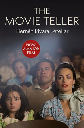 Book cover for The Movie Teller showing a woman and child in a theater.