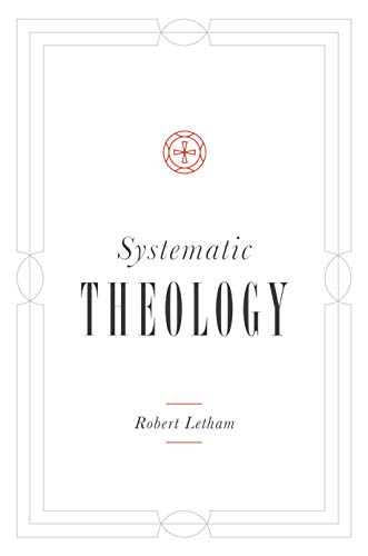 White book cover with red cross symbol and title "Systematic Theology.