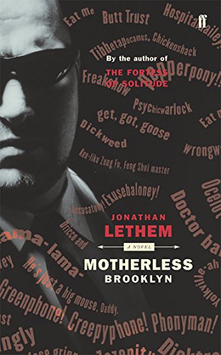 Book cover: close-up of a man in sunglasses with scattered text.