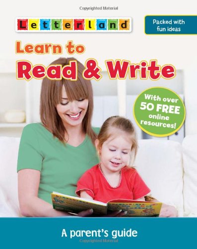 Book cover: woman and child reading together, "Letterland" title visible.