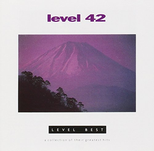 Level 42 “Level Best” CD cover with a purple mountain landscape.