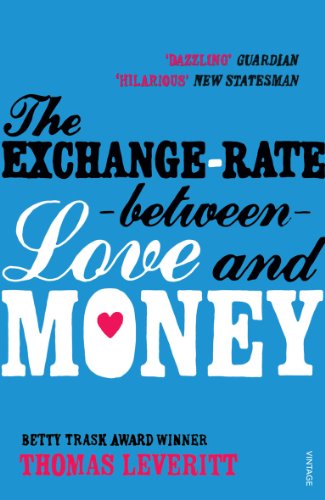 Book cover: “The Exchange-Rate Between Love and Money” with a red heart.