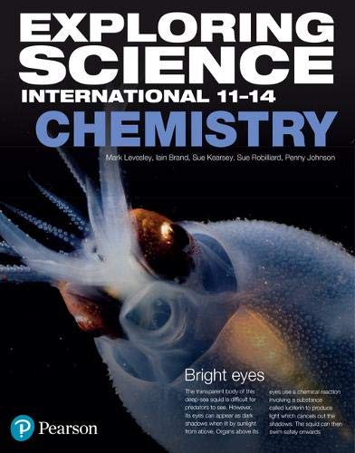 Chemistry textbook cover with image of a squid and text about bioluminescence.
