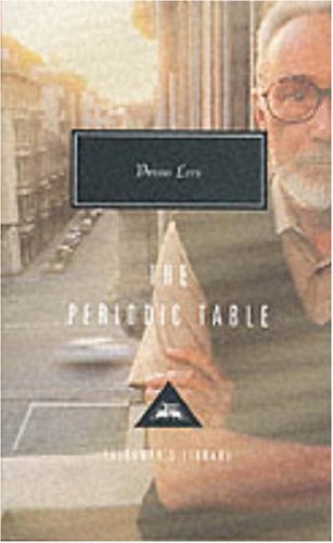 Book cover: "The Periodic Table" with a portrait of Primo Levi.
