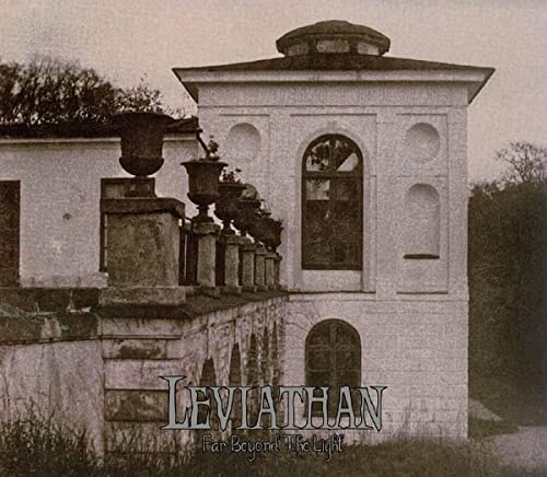 Album cover: stone building, urns, and the band name "Leviathan".