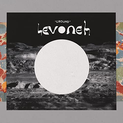 CD cover for Levoneh’s “Ground” featuring a white circle on a landscape.