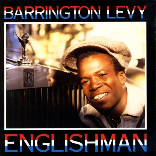Barrington Levy album cover featuring a portrait and a Rolls Royce.