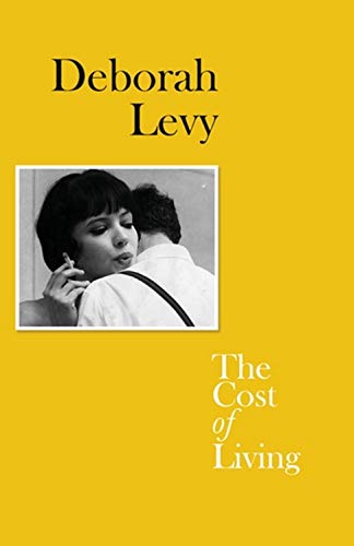 "Book cover with yellow background, black and white photo, and white text."