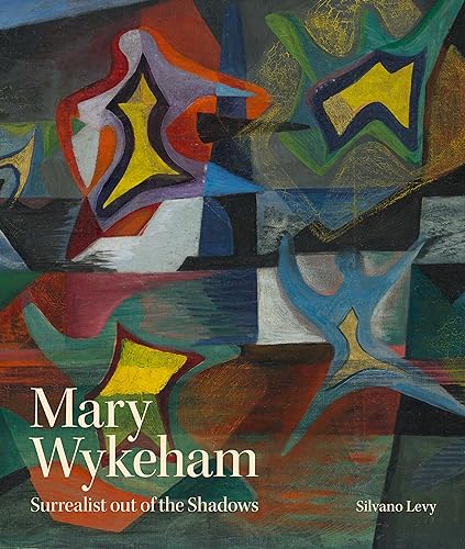 Book cover featuring abstract painting with bold shapes and artist’s name.