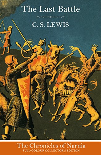 Book cover depicting a chaotic battle scene with figures and animals.