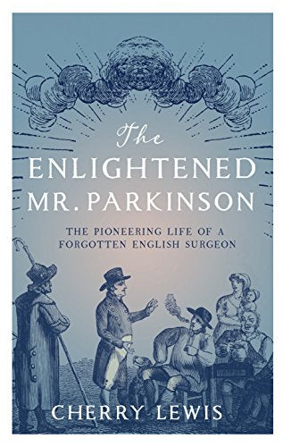 Book cover depicting 18th-century figures and ornate brain illustration.