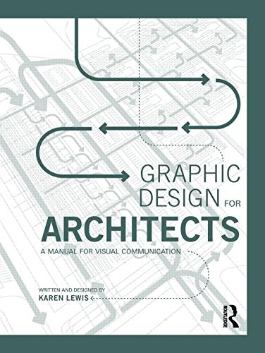 Book cover: “Graphic Design for Architects” with architectural plan background.