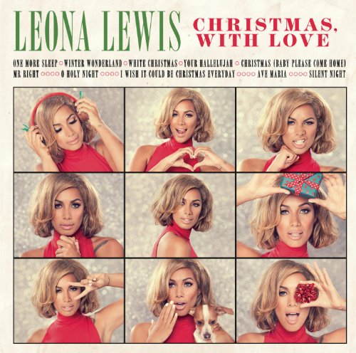 Leona Lewis "Christmas, With Love" CD cover with nine portrait images.