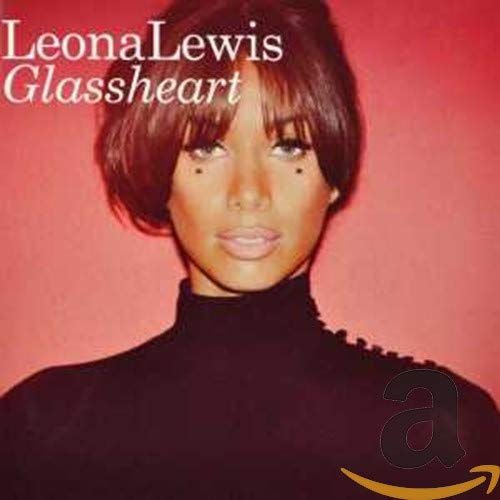 Leona Lewis album cover, “Glassheart,” featuring her portrait against red.