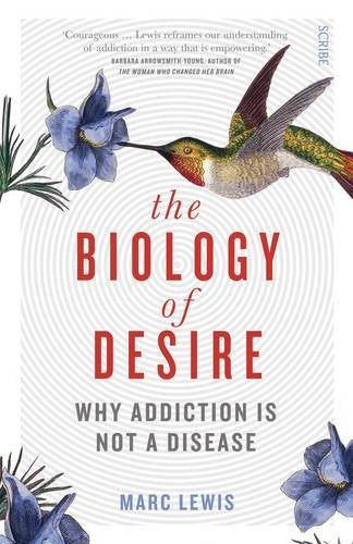 Book cover featuring a hummingbird and blue flowers against a circular line pattern background.