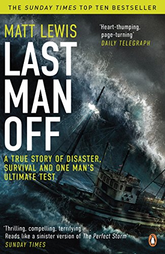 Book cover: "Last Man Off" depicts a fishing boat in a stormy sea.