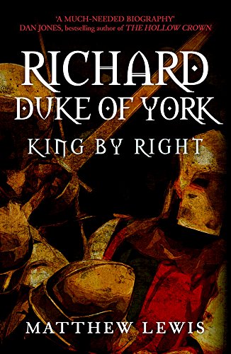 "Book cover with medieval knight's armor and red fabric, titled 'Richard, Duke of York'."