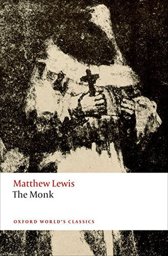 Book cover featuring a grainy, dark illustration of a hooded monk holding a crucifix.