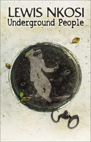 Book cover: "Underground People" with a manhole and handcuffs illustration.