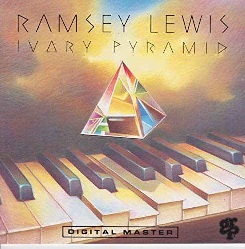 CD cover for Ramsey Lewis’s “Ivory Pyramid” featuring a glass pyramid.