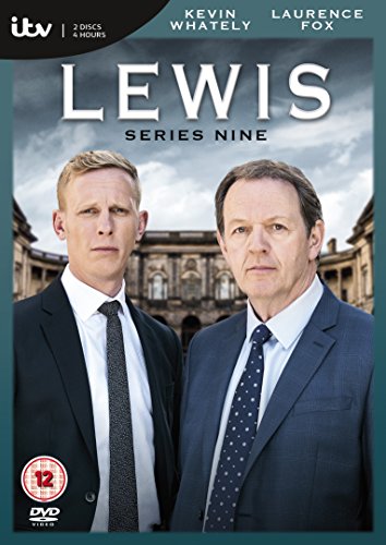 DVD cover for Lewis Series Nine featuring actors Kevin Whately and Laurence Fox.