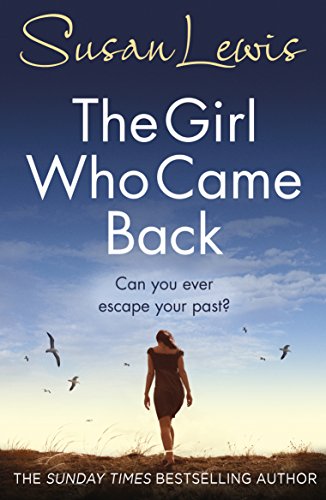 Book cover: woman walking towards the horizon under a cloudy sky.