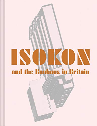 Book cover with a pale pink background, grey architectural illustration, and brown bold text.