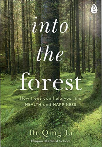 Book cover showing a mossy forest with tall trees and sunlight filtering through.