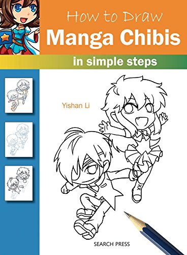 Book cover: “How to Draw: Manga Chibis” with chibi character illustrations.