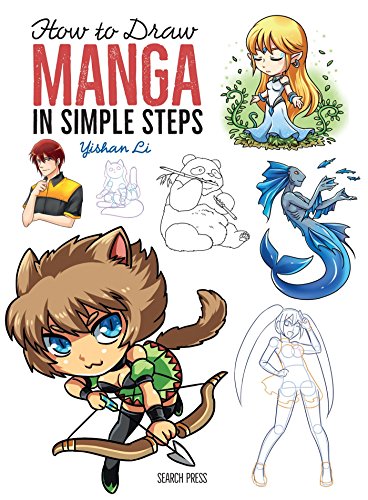 "Book cover featuring manga illustrations of various characters and creatures, with title and author name."