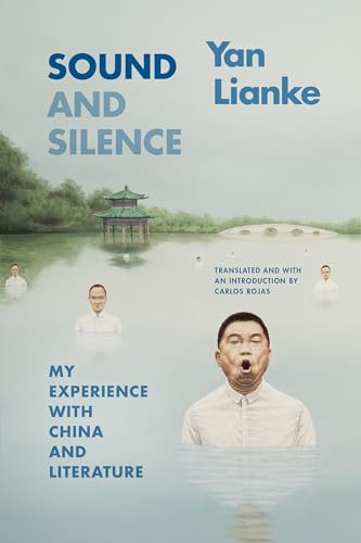 Book cover: “Sound and Silence” with a surreal watery landscape.