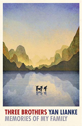 Book cover: three figures wading in water before mountains.