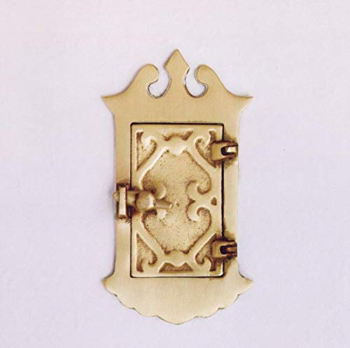 Golden, ornate CD case for Liars’ “Sisterworld” album.