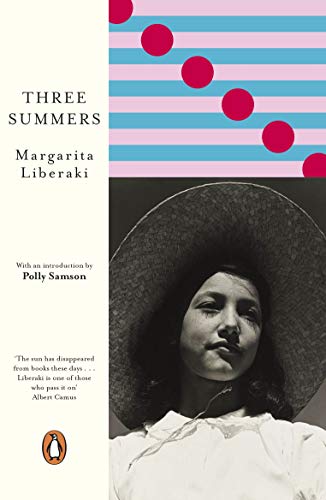 Book cover for Three Summers featuring a black and white portrait of a girl.
