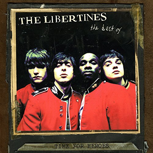 The Libertines album cover featuring four men in red military-style jackets.