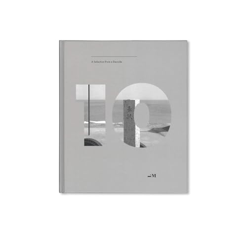Gray book cover with abstract coastal scene and title "A Selection from a Decade".