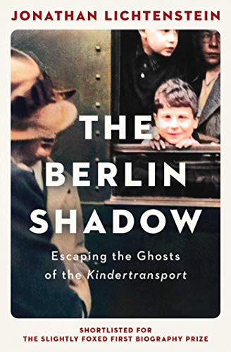 Book cover: “The Berlin Shadow” with a historical photograph of children.