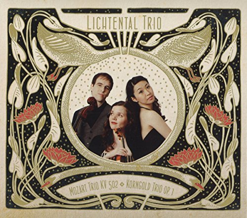 CD cover featuring the Lichtental Trio, framed by Art Nouveau floral design.