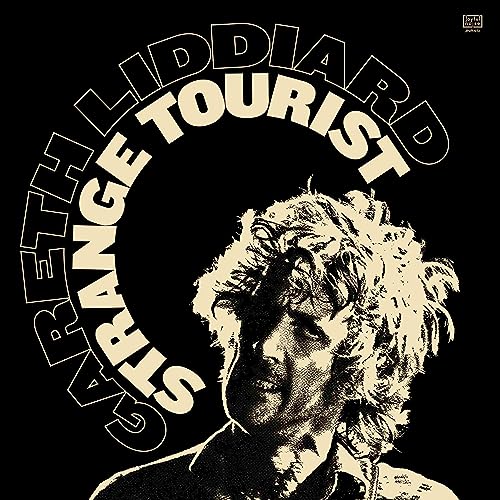 Black and beige album cover featuring Gareth Liddiard’s portrait with circular text.