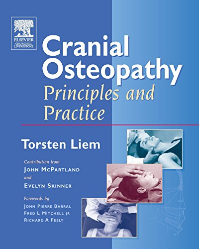 Blue book cover with white text: "Cranial Osteopathy: Principles and Practice.