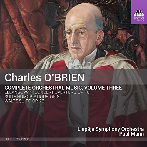 CD cover featuring a portrait of Charles O'Brien in ornate red chair.
